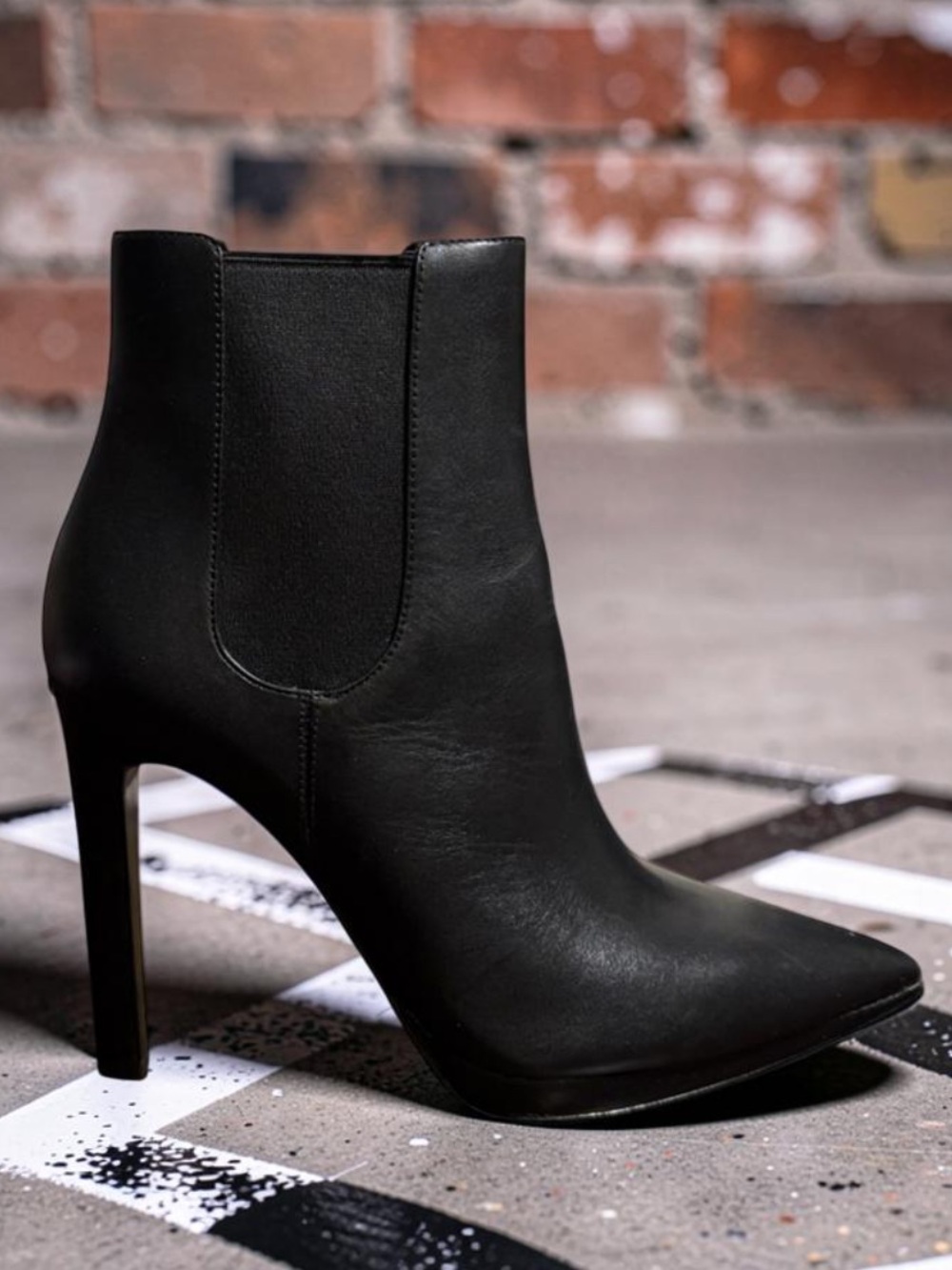 Michael Kors Black Leather Brielle Bootie